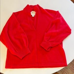 Emily McCarthy Red Sweater